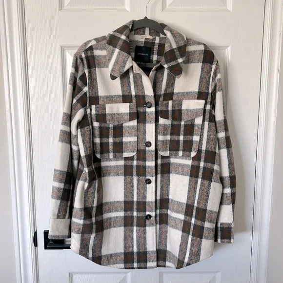 Dynamite Plaid Shacket - Picture 3 of 8